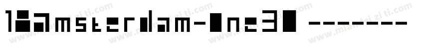 18Amsterdam-One30 黃字体转换